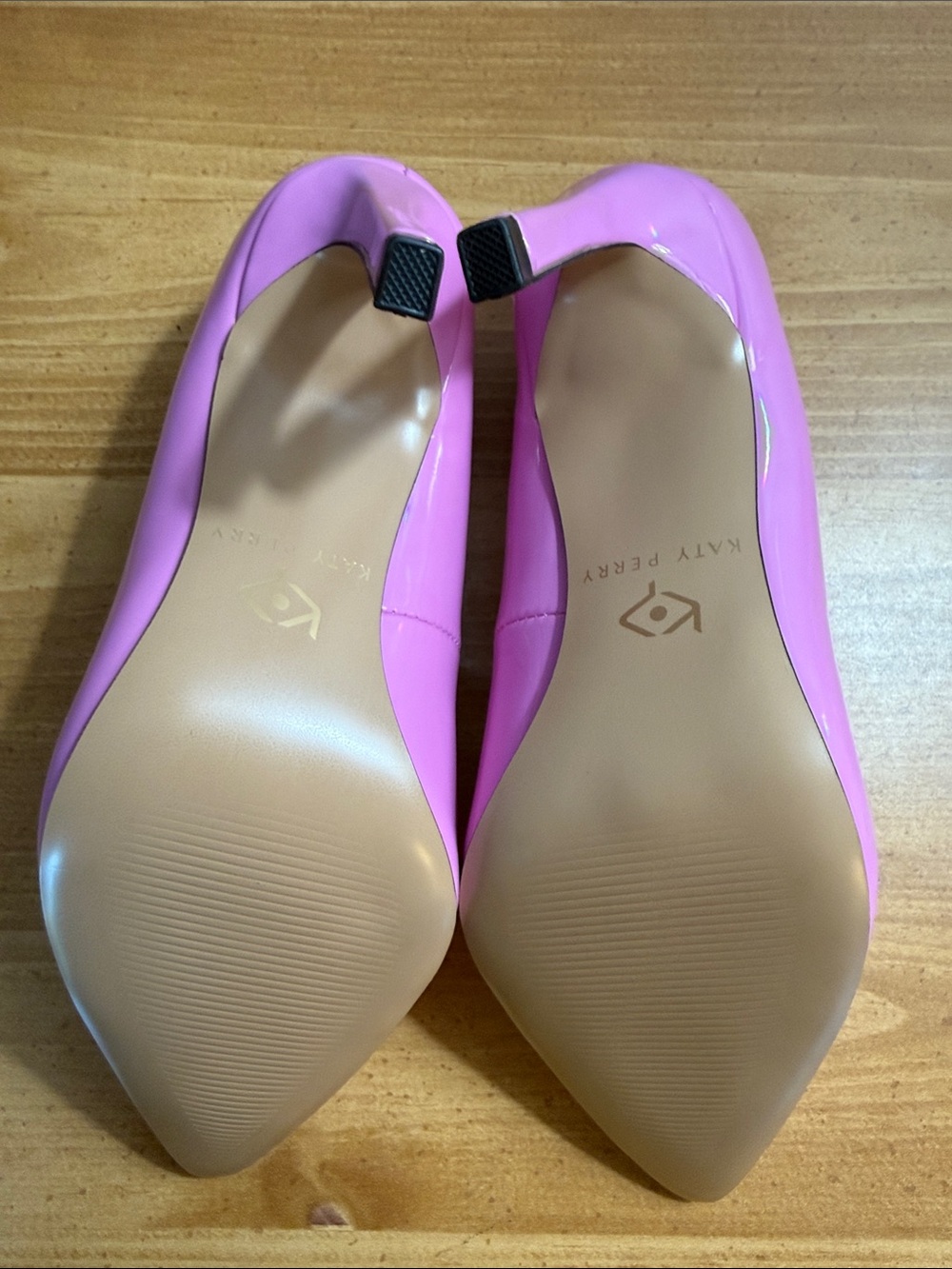 Katy Perry Marcella Pink Patent Pointed Toe Stiletto Pumps - Picture 4 of 5